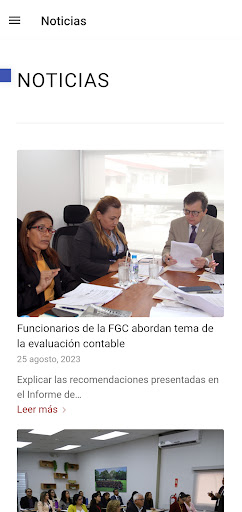 Android application Fiscalía General de Cuentas screenshort