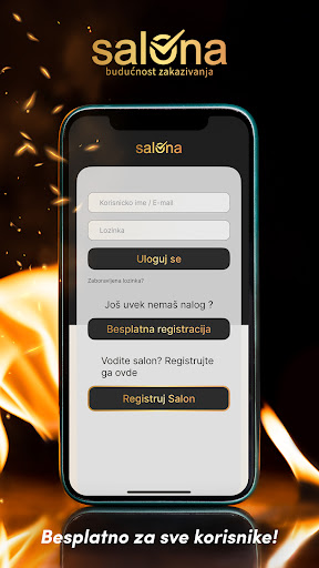 Android application Salona screenshort
