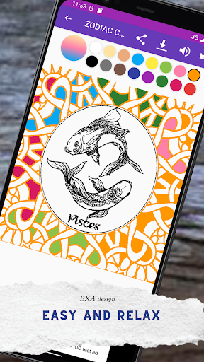 Zodiac Sign Coloring Pages Screen 3