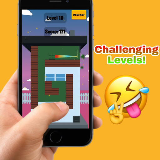 Relaxing House Painting Puzzle Game
