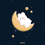 카카오톡 테마 - 밤하늘 토끼 3D