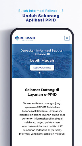 Android application PPID Pelindo screenshort