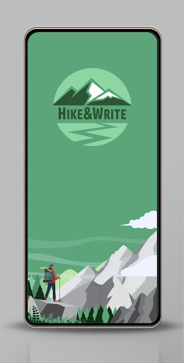 Android application Hike&Write screenshort