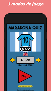 Maradona Quiz Game