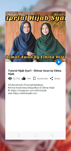 Hijab Video Tutorial