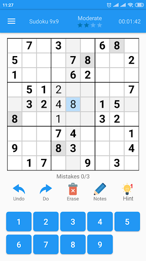 Sudoku - Free Sudoku Puzzles, Brain Game Number 1.0 screenshots 1