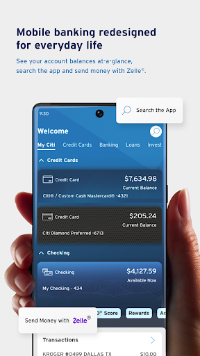 Screenshot of Citi Mobile®