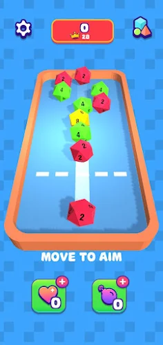 Merge Cube: 3D Block Drop game - Screenshot 2