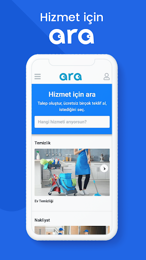 Android application Ara Hizmet Veren - Ara.com.tr screenshort