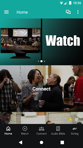 Android application The Gathering Evansville screenshort