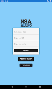 NSA - Aluno App
