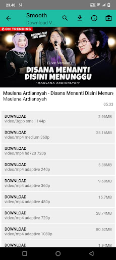 download video smooth Screen 2