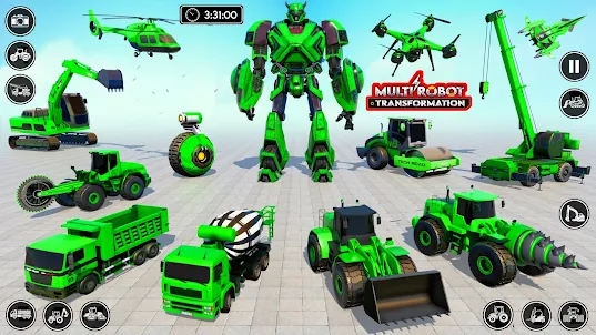 Robot Transform Car Games 3D