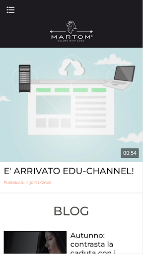 Android application MARTOM EDU-CHANNEL screenshort