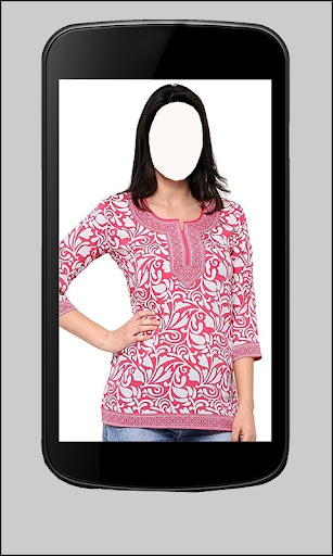 Android application Women Short Kurta Tops Photo screenshort