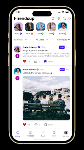 Android application Friendsup for JB & Karp Vidya screenshort