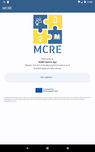 MCRE mobile app Screen 3