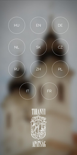 Android application Tihany Abbey screenshort