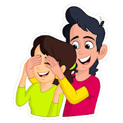 Couple Love Story Stickers for WhatsApp