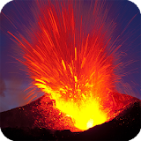 Volcano Live Wallpaper Fire icon