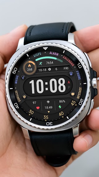 Colored Arc Text ZKin Watch screenshot 6