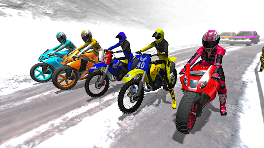 Motocross Snow Bike Racing 3D