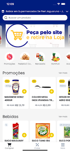 Android application Clube De Pieri screenshort