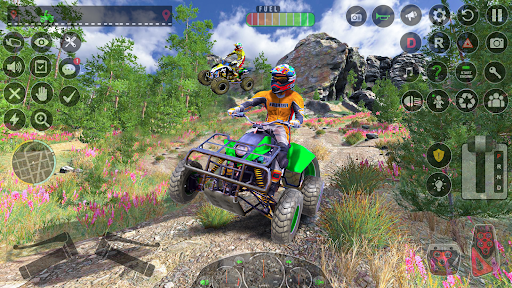 Android application Motocross ATV Quad Bike Game screenshort