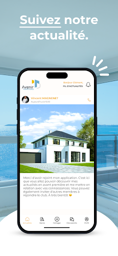 Android application Avenir Fermetures screenshort