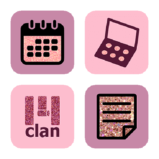 Pink Baddie Icon Pack logo