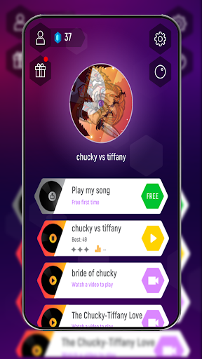 Chucky EDM Hop Tiles Music Screen 3