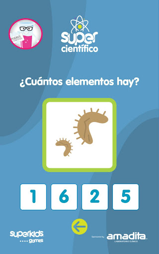 Android application SUPERKIDS Súper Científico screenshort