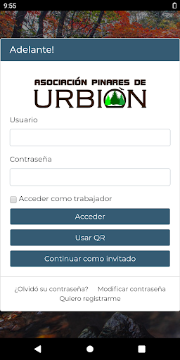Android application Asociación Pinares de Urbión screenshort