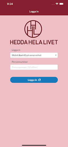 Android application Hedda@Home screenshort
