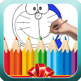 Blue Cat Coloring games free icon