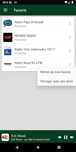 Stations Radio de Montpellier - France