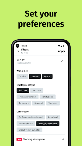 Screenshot of XING – the right job for you