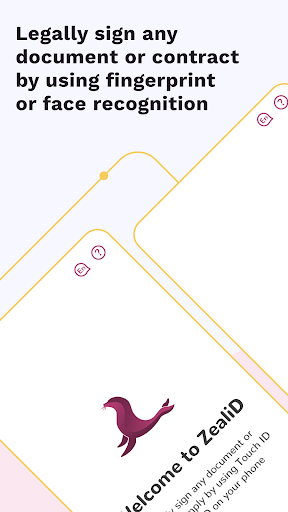Android application ZealiD screenshort