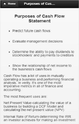 Cash Flow Screen 2