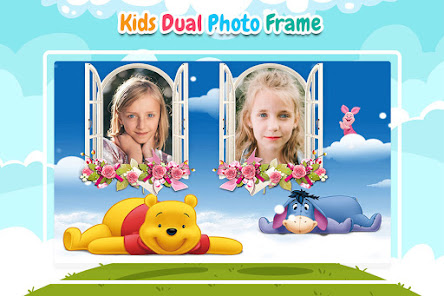Captura de Pantalla 8 Kids Dual Photo Frames android