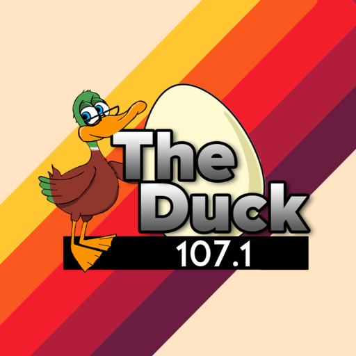 107.1 The Duck logo