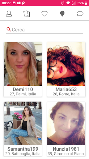 Android application Italia Dating screenshort