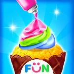Ice Cream Cone Cupcake-Cupcake Mania Apk