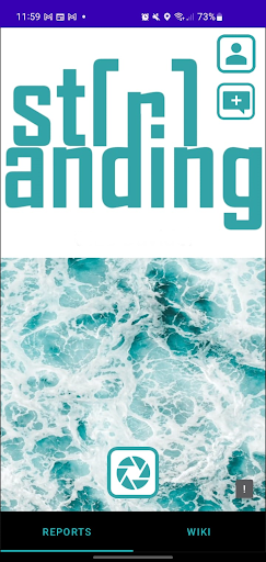 Android application St[r]anding Citizen Science screenshort