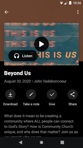 Community Church - IN Screen 3