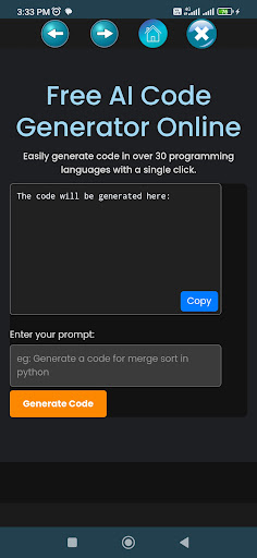 Ai Code Generator Free