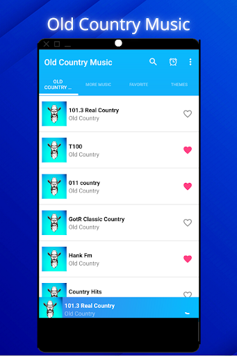 Android application Old Country Music App screenshort
