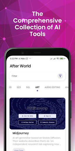 After World 365 - AI Art tools Screen 3