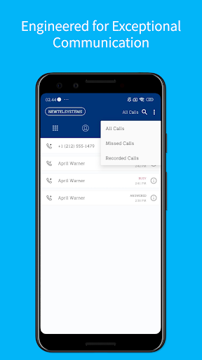 MyPBX Phone Screen 3