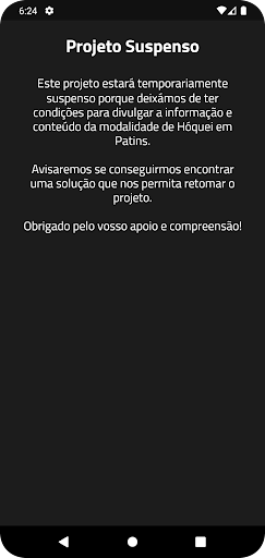 Android application Hóquei Patins screenshort